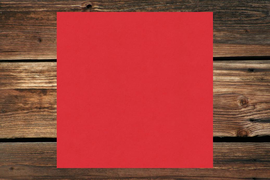 Einzelkarten 180x180 mm Korallenrot 230 g/qm